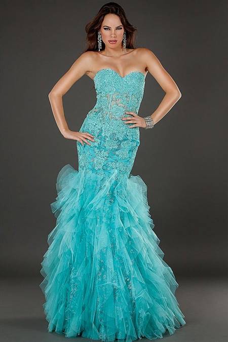 jovani blue mermaid dress