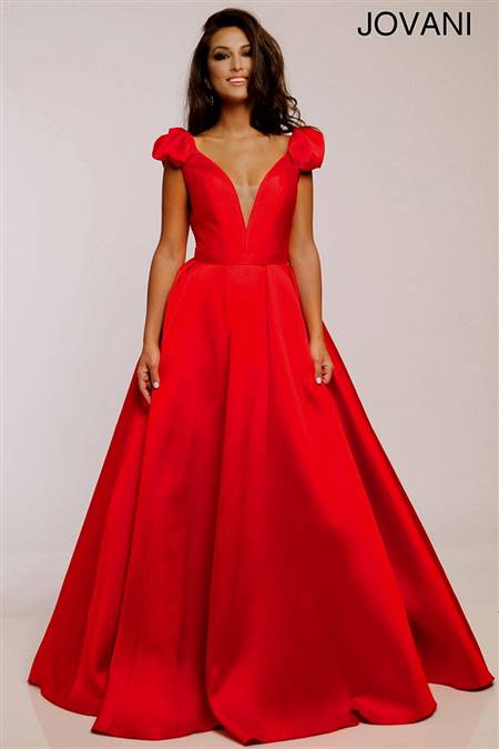 jovani dresses red