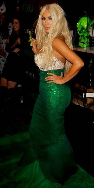 kim kardashian mermaid fancy dress