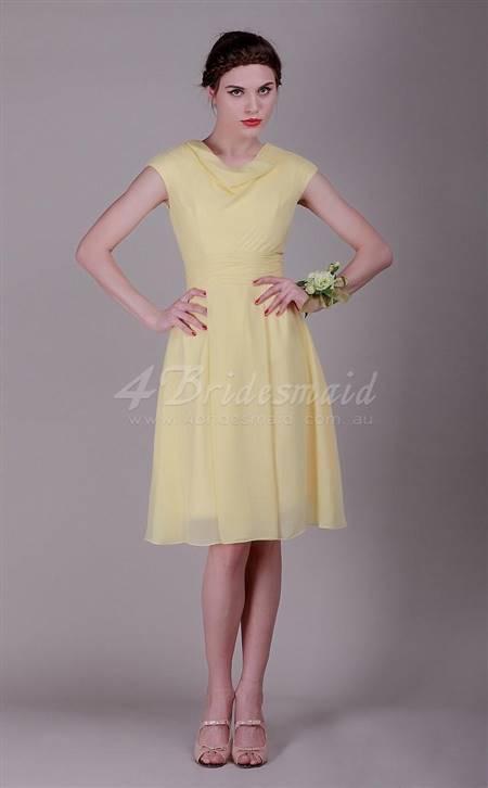 knee length bridesmaid dresses with sleeves