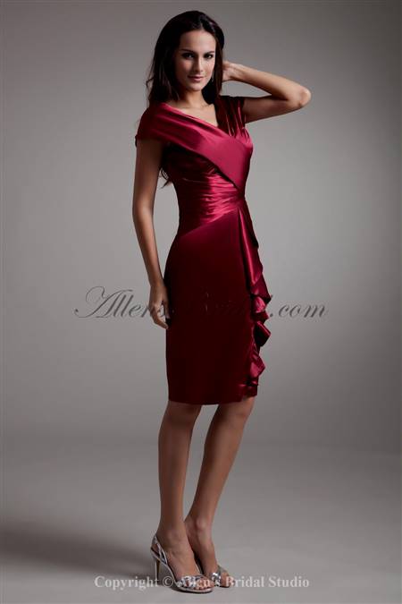 knee length cocktail dresses with sleeves