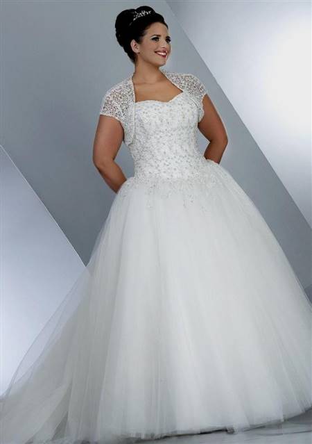 lace ball gown wedding dresses for plus size
