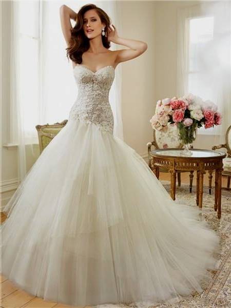 lace corset ball gown wedding dresses