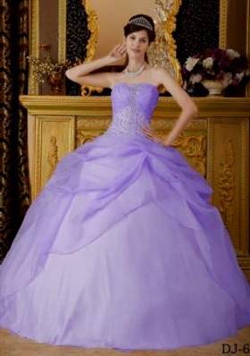 lavender ball gown