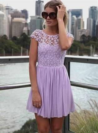 lavender casual dress