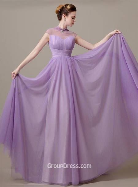 lavender dress chiffon