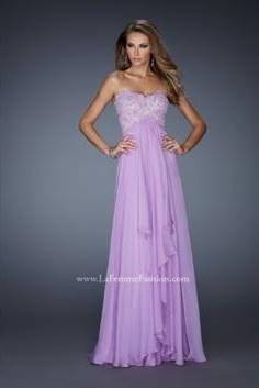 lavender lace prom dress