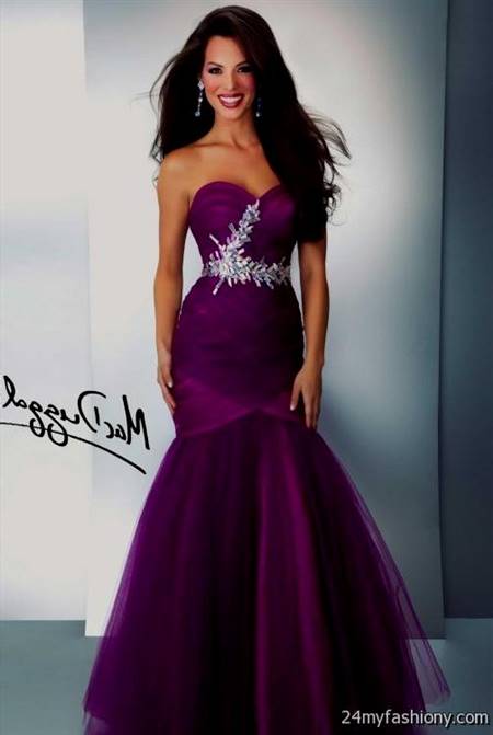 lavender prom dress mermaid