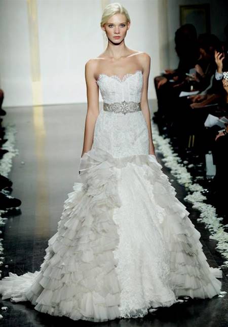 lazaro lace wedding dresses