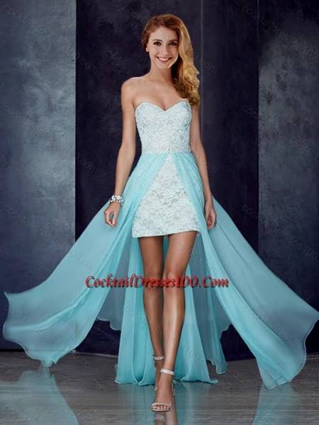 light blue cocktail dresses with sleeves