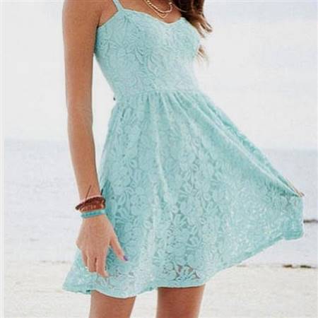 light blue lace sundress