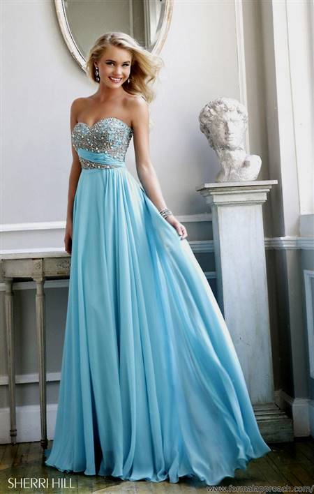 light blue prom dresses