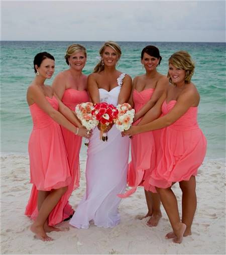 light coral bridesmaid dresses