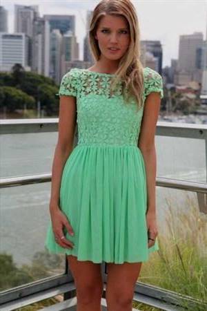 light green casual dresses