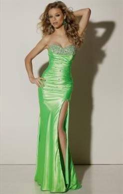 light green prom dresses