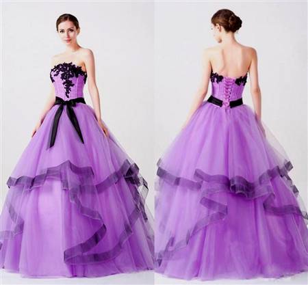 light purple ball gown