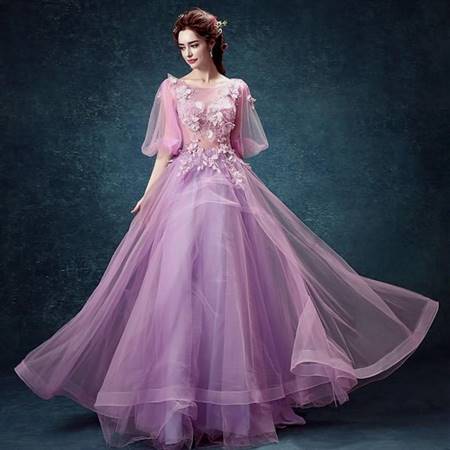 light purple medieval dress