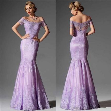 light purple mermaid wedding dresses