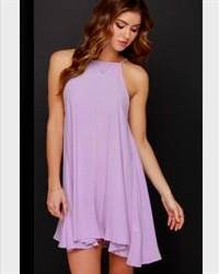 light violet casual dress