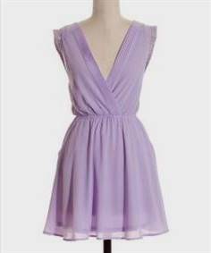 lilac casual dress
