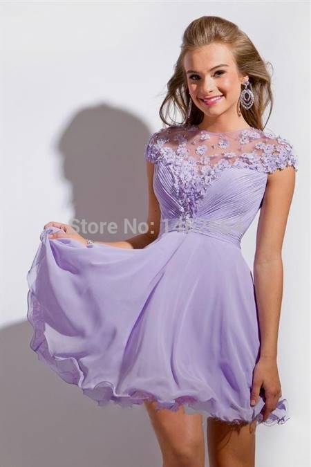 lilac cocktail dresses