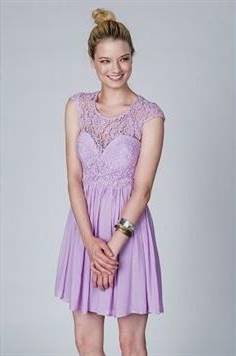 lilac lace dress