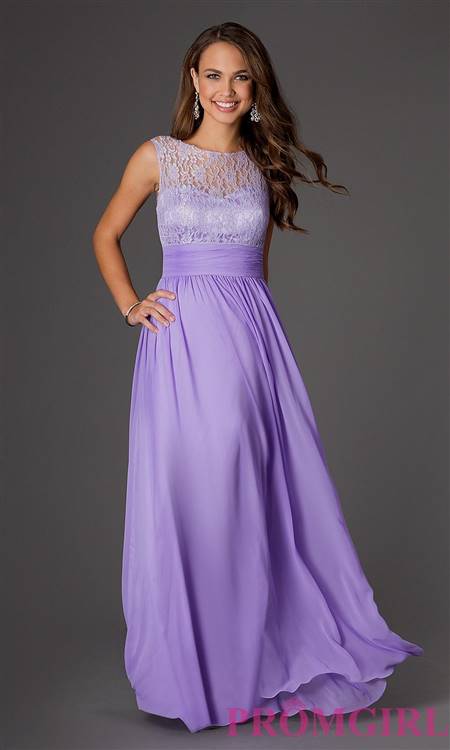lilac lace prom dress