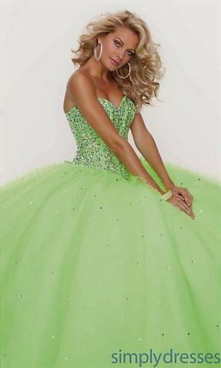 lime green and black prom dresses