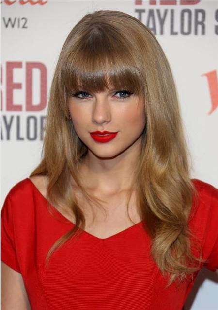 makeup for red dress blonde hair