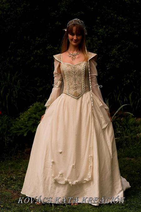 medieval gowns with corsets