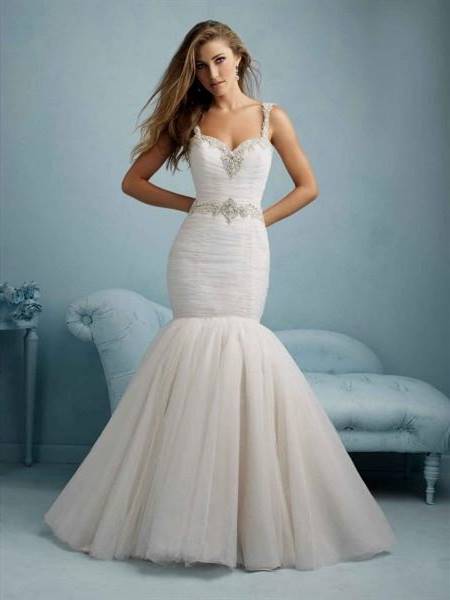 mermaid dress with straps