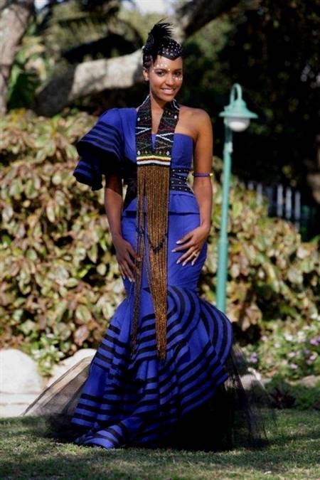 modern african print wedding dresses