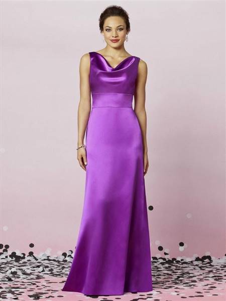 modest purple bridesmaid dresses