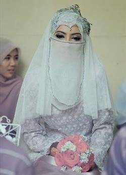 Muslim wedding niqab
