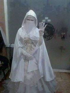 muslim wedding dress with niqab