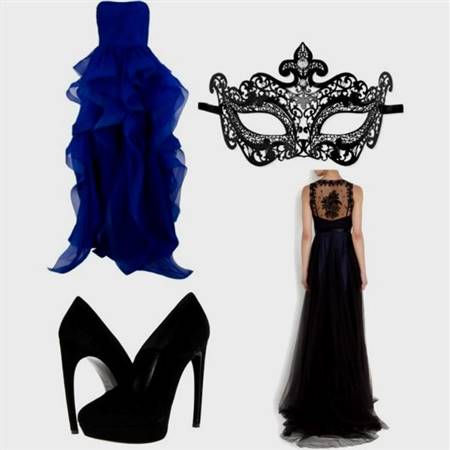 navy blue masquerade ball gowns