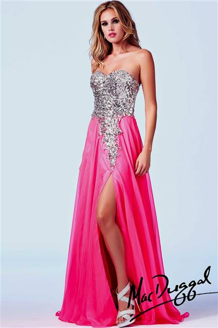 neon pink homecoming dresses