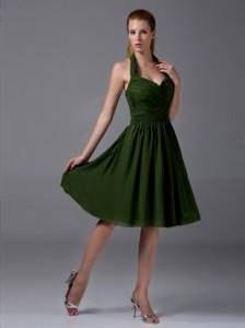 olive green cocktail dresses