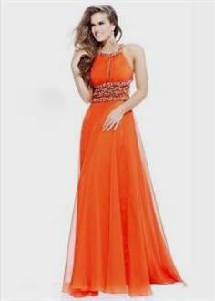 orange gown red carpet