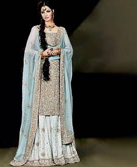 pakistani bridal dresses white