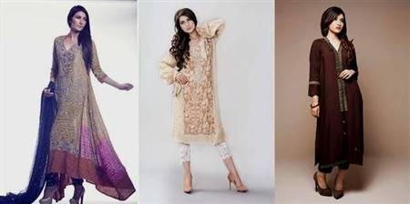 pakistani simple winter dresses