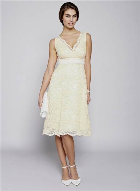 pale yellow lace bridesmaid dresses