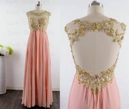 peach prom dress tumblr