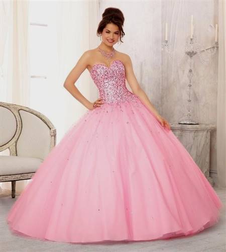 pink ball gowns for debut