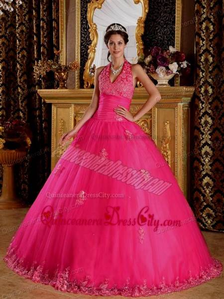 pink ball gowns with sleeves
