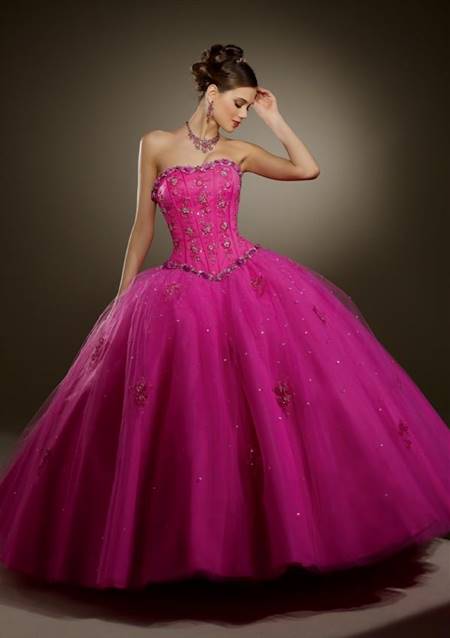 pink gown for prom
