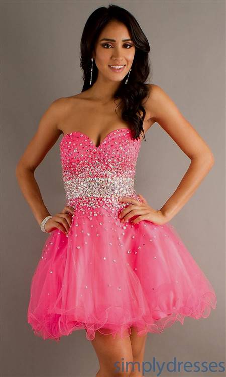 pink homecoming dresses