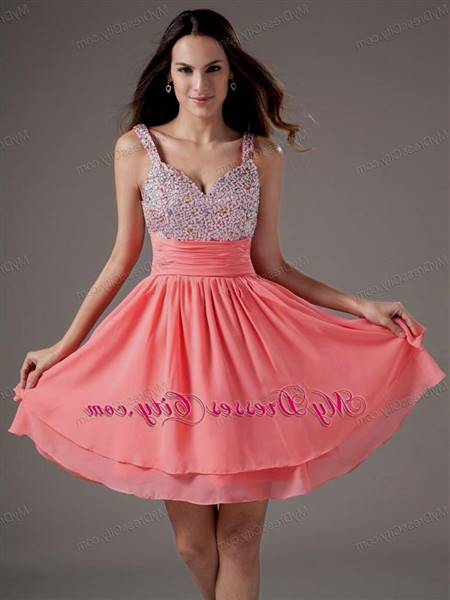 pink homecoming dresses with straps