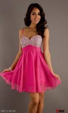 pink homecoming dresses with straps