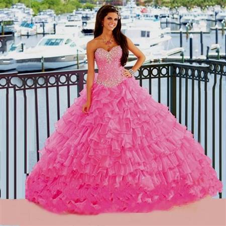 pink masquerade ball gowns